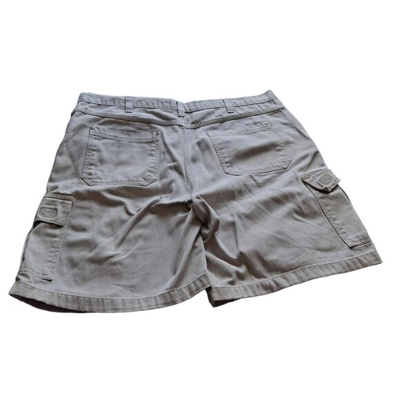 Faded Glory Mens Cargo Shorts Size 40 Beige Cotton Multiple Pockets Gorpcore - Picture 2 of 9